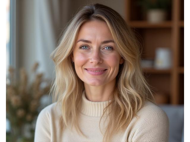 Portrettbilde av Ingrid Bjørnsen, psykolog og digital velværekonsulent
